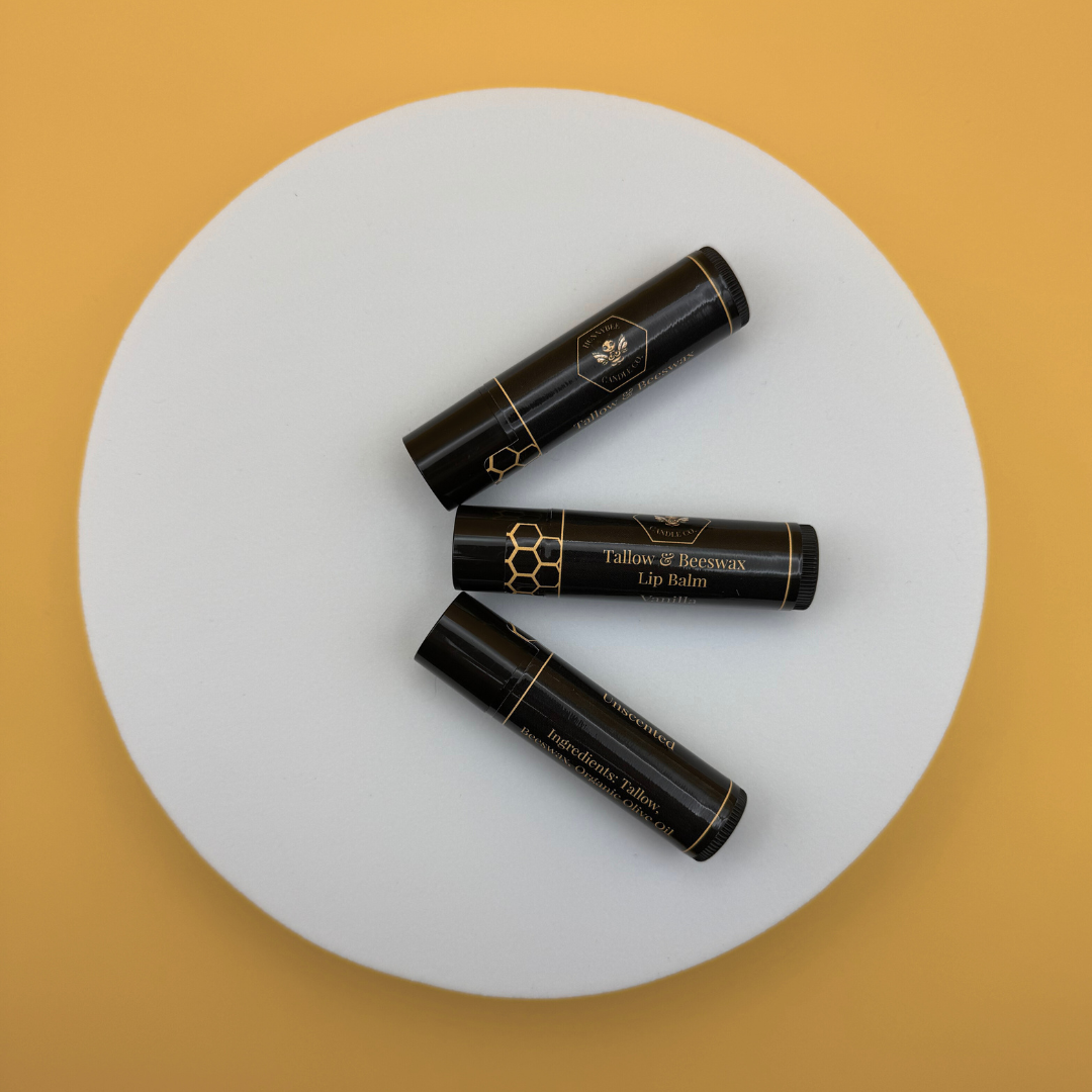 Tallow and Beeswax Lip Balm