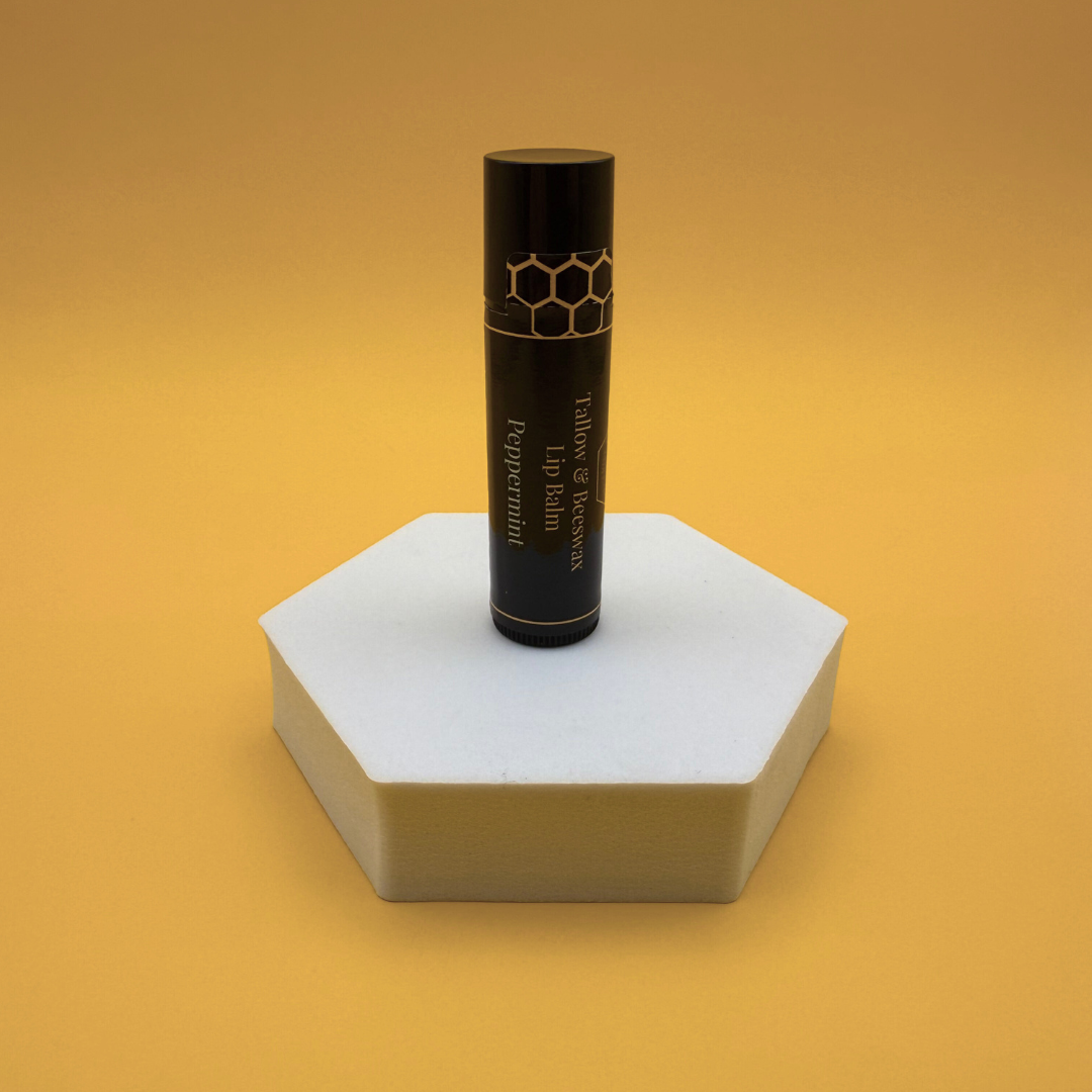 Tallow and Beeswax Lip Balm