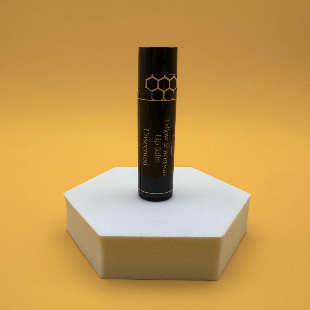 Tallow and Beeswax Lip Balm